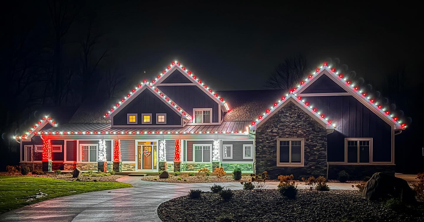 Christmas Light Installation in La Vista